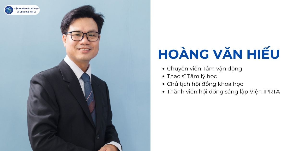 Chuyên viên Tâm vận động - anh Hoàng Văn Hiếu