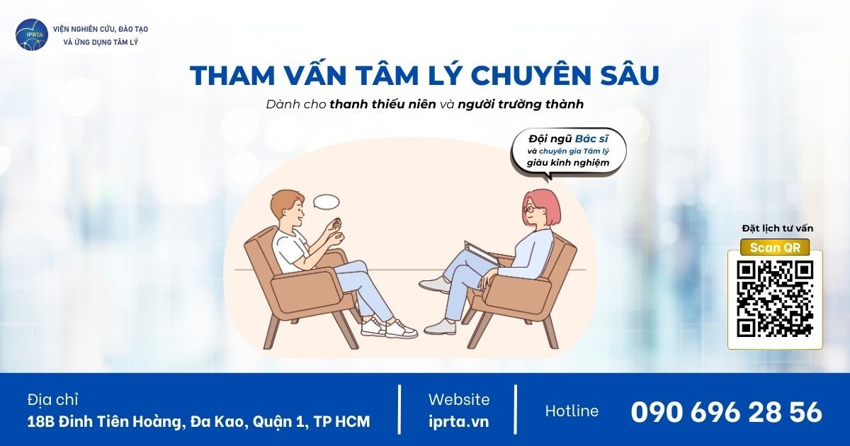 Tham vấn tâm lý chuyên sâu cùng Viện Tâm lý IPRTA