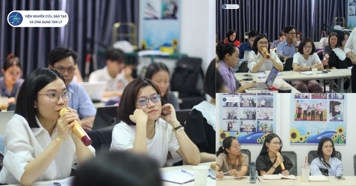 Các học viên tham gia khóa đào tạo đều chăm chú lắng nghe, tích cực tương tác và liên tục đặt câu hỏi để làm rõ kiến thức chuyên môn