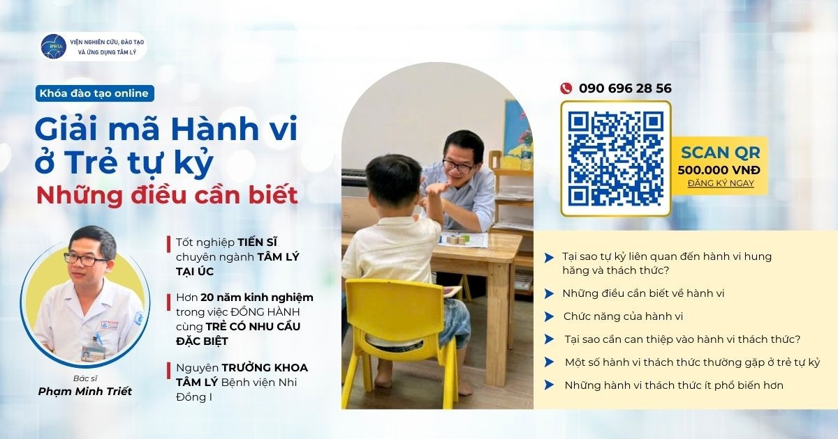 Giải mã hành vi ở trẻ tự kỷ