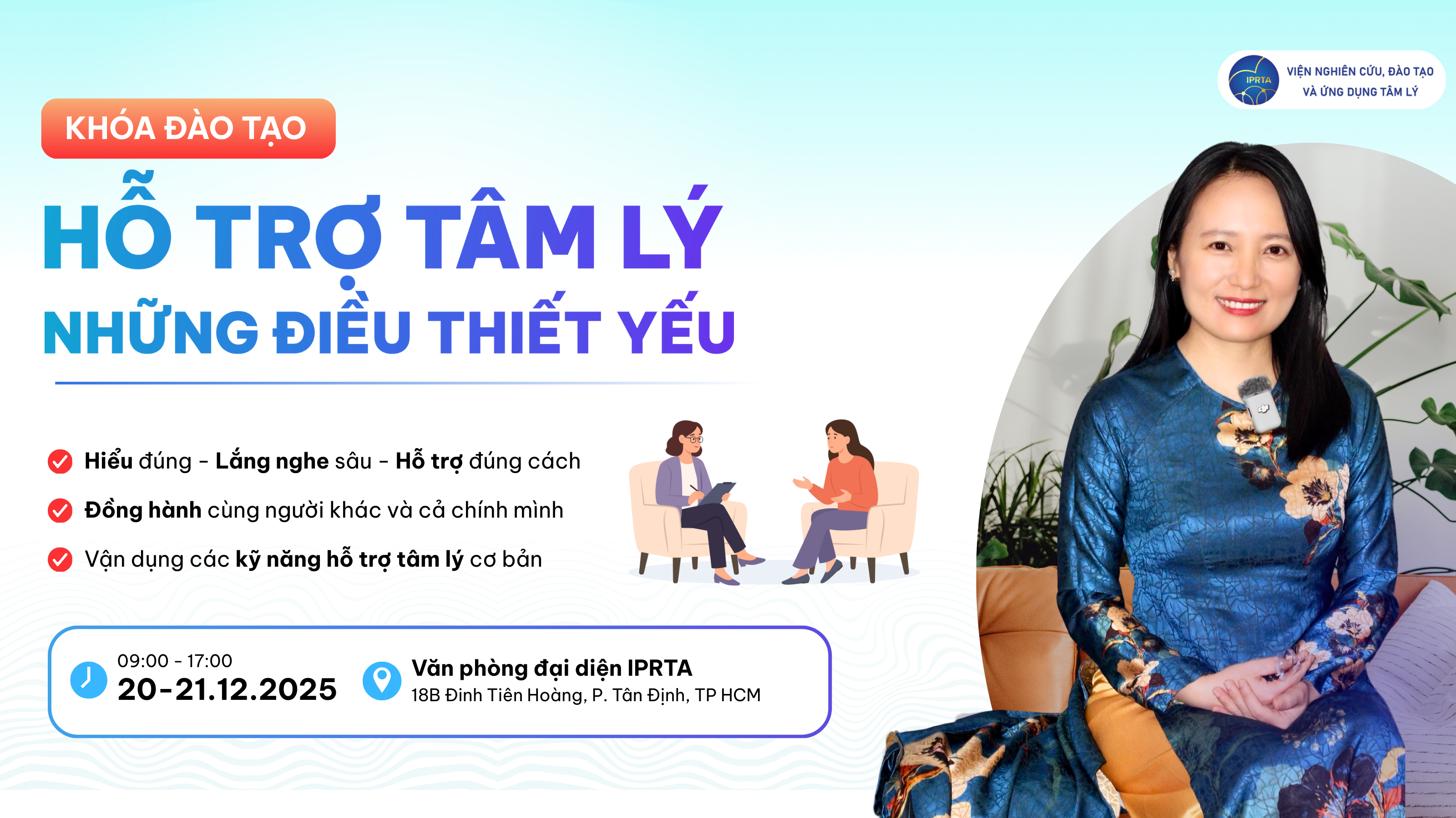 Khóa học Hỗ trợ tâm lý - Những điều thiết yếu
